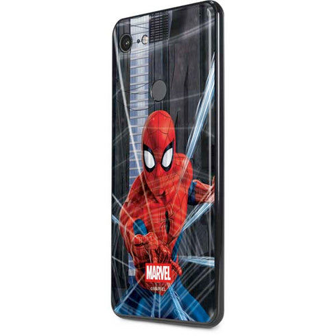 Marvel Spiderman Web Throw Google Pixel 3 XL Skin